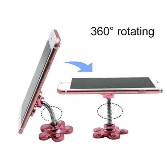 360 Degree Flower Suction Phone Holder