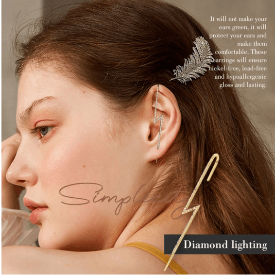 Ear Wrap Crawler Hook Earrings