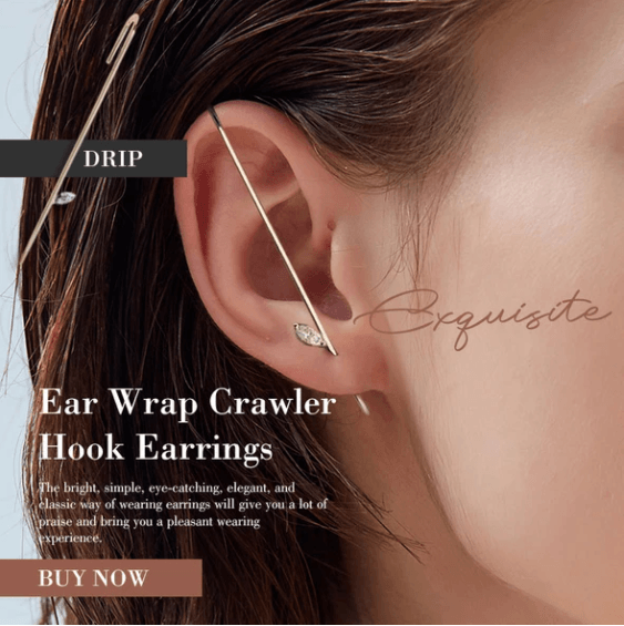 Ear Wrap Crawler Hook Earrings