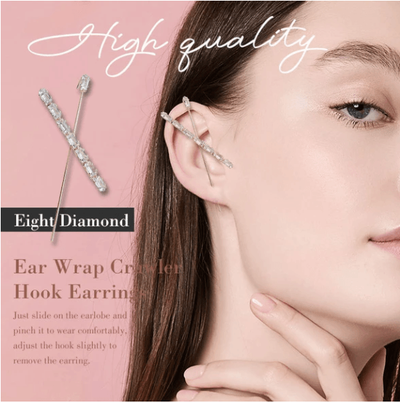 Ear Wrap Crawler Hook Earrings