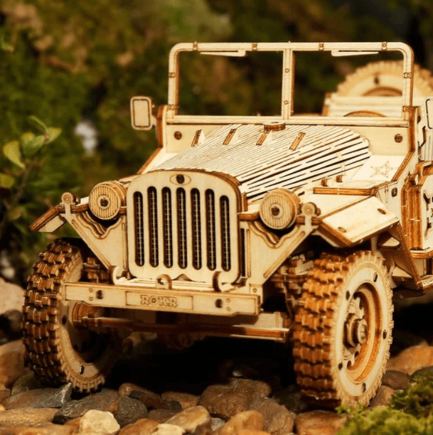 Wooden Mechanical Model Puzzle