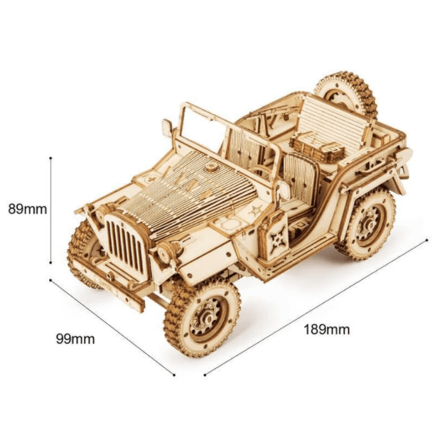 Wooden Mechanical Model Puzzle