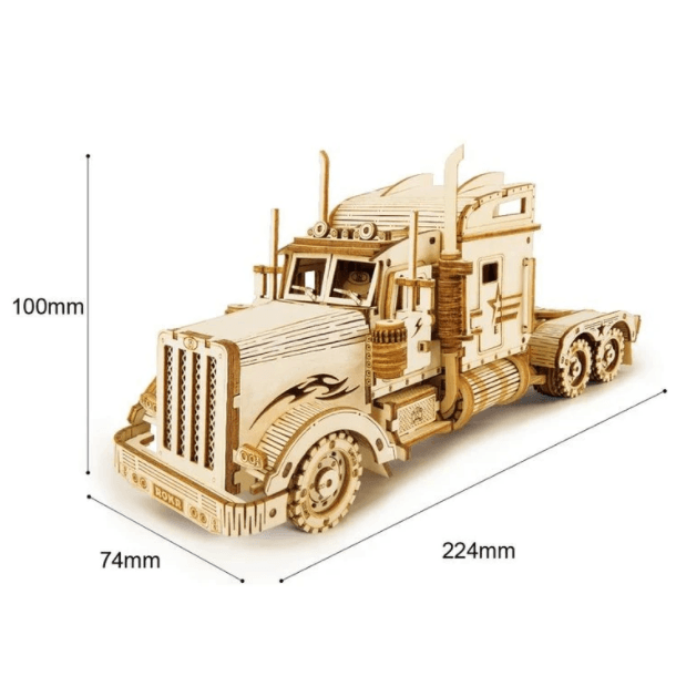 Wooden Mechanical Model Puzzle