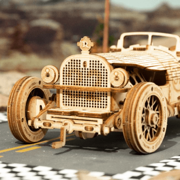 Wooden Mechanical Model Puzzle