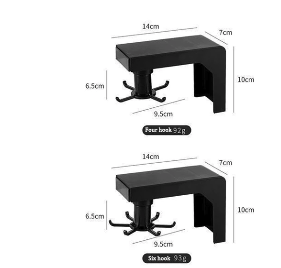 All-Purpose Nail-free Rotating Shelf