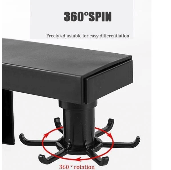All-Purpose Nail-free Rotating Shelf