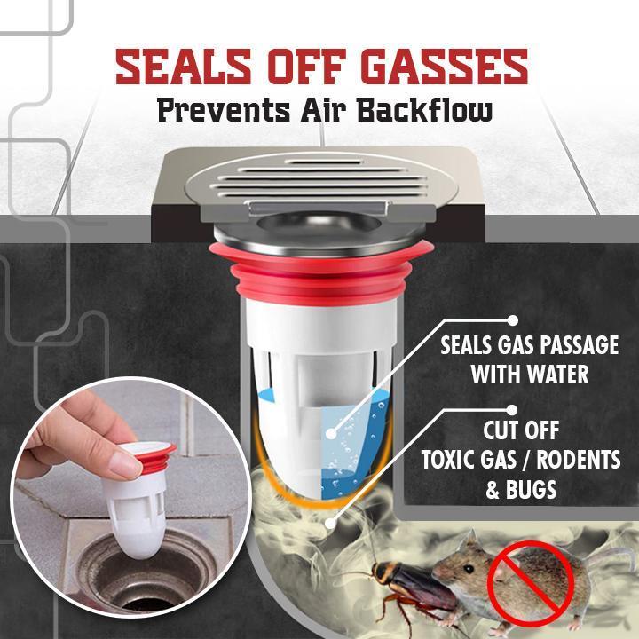 Anti-Odor Sewer Core Drain Backflow Preventers - 3PCS
