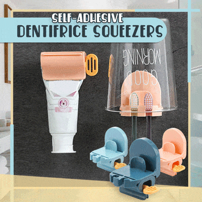 Self-Adhesive Dentifrice Squeezers