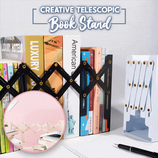 Creative Telescopic Book Stand