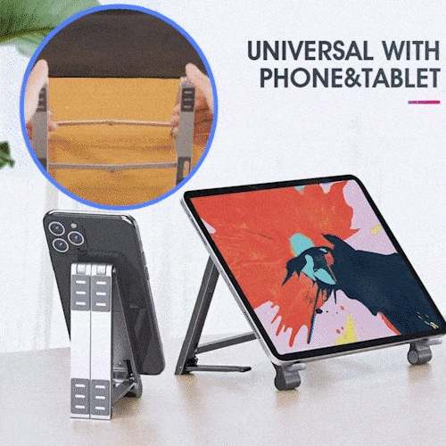 3-In-1 Adjustable Laptop Tablet Phone Holder