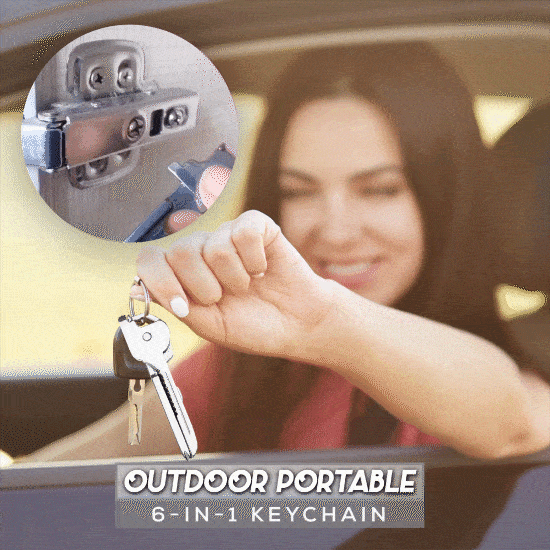 Outdoor Portable 6-in-1 Keychain
