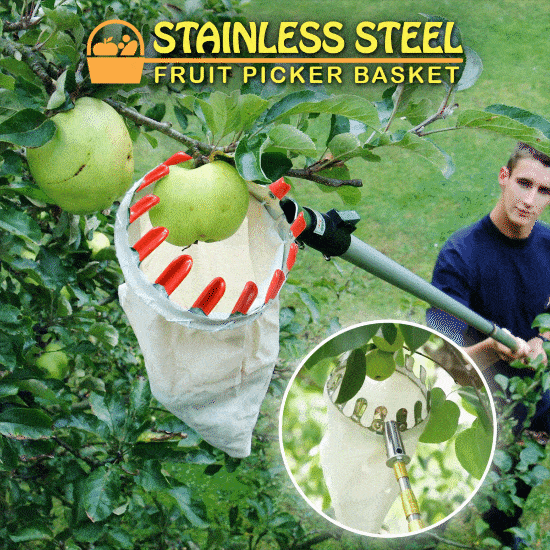 Stainless Steel Fruit Picker Basket