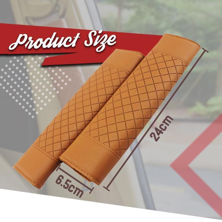 Car Leather Seat Belt Shoulder Covers