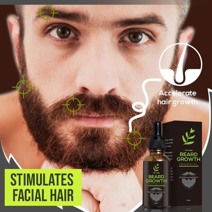 Tea Tree Beard Growth Treatment Oil