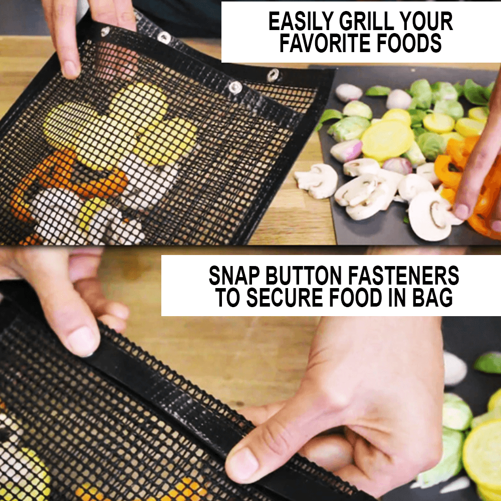 EasyGrill Reusable Mesh Barbecue Pouch