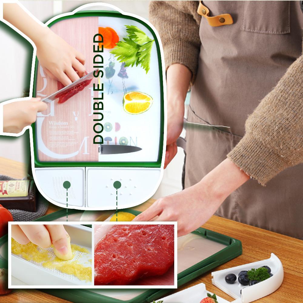 All-In-One Double-Sided Cutting Board