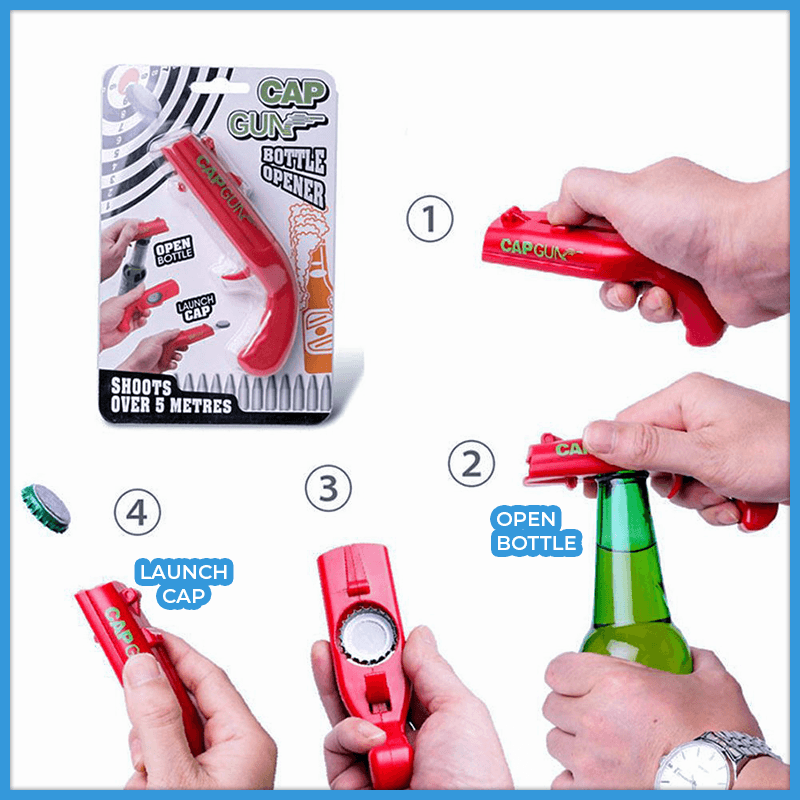 Cap Gun Bottle Opener