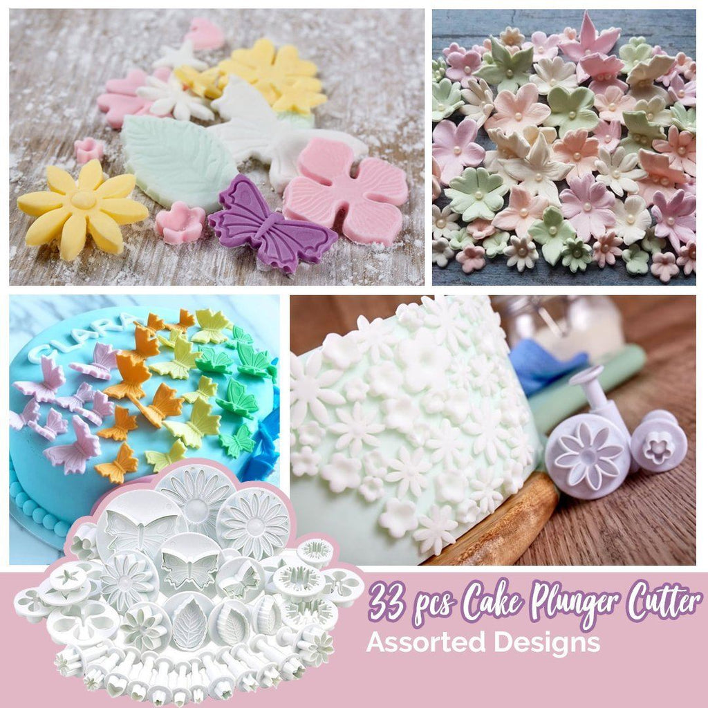 DIY Cake Design Plunger Cutter (33 Pcs Set)
