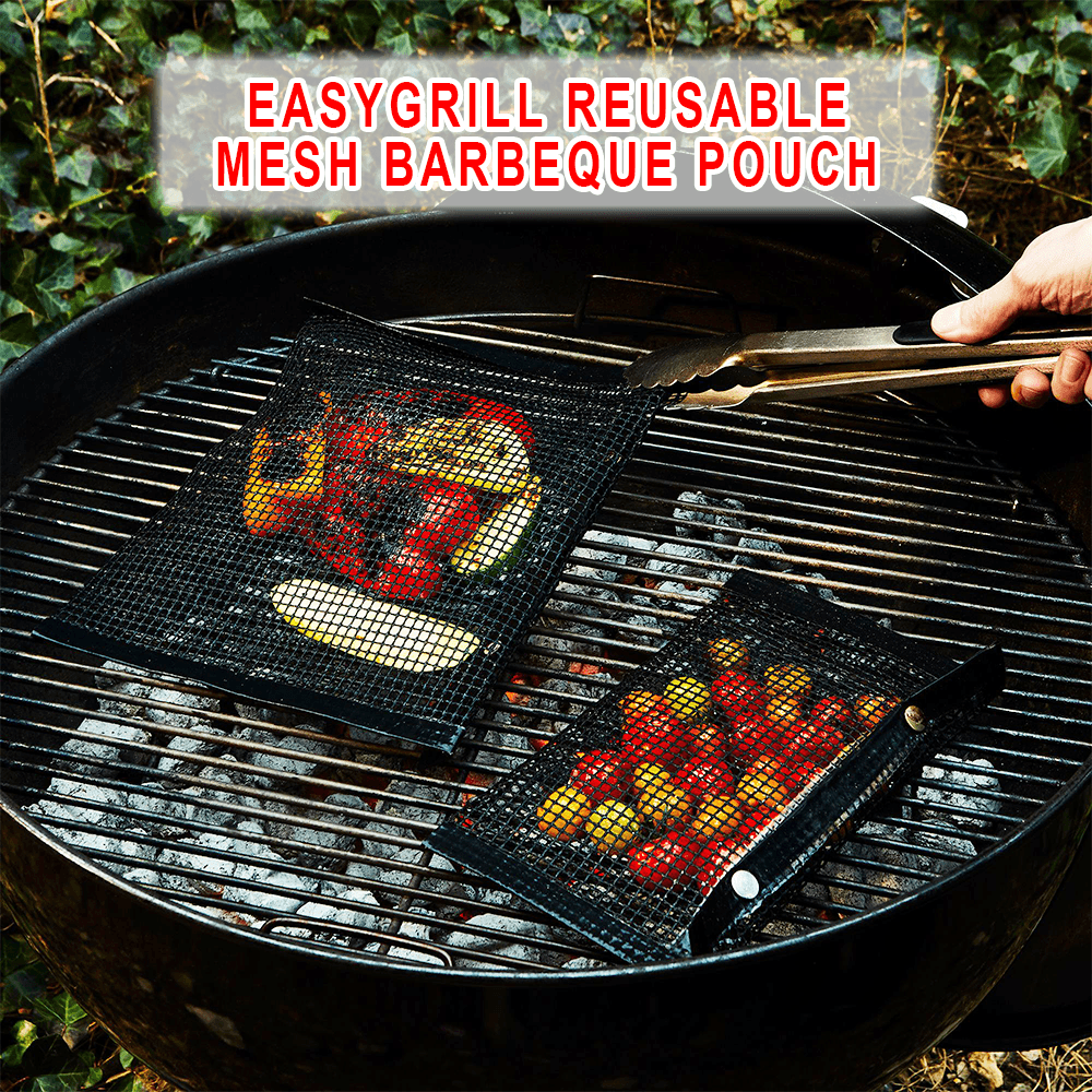 EasyGrill Reusable Mesh Barbecue Pouch