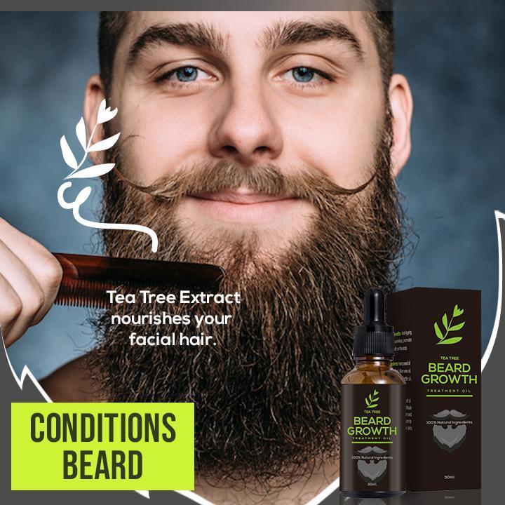 Tea Tree Beard Growth Treatment Oil
