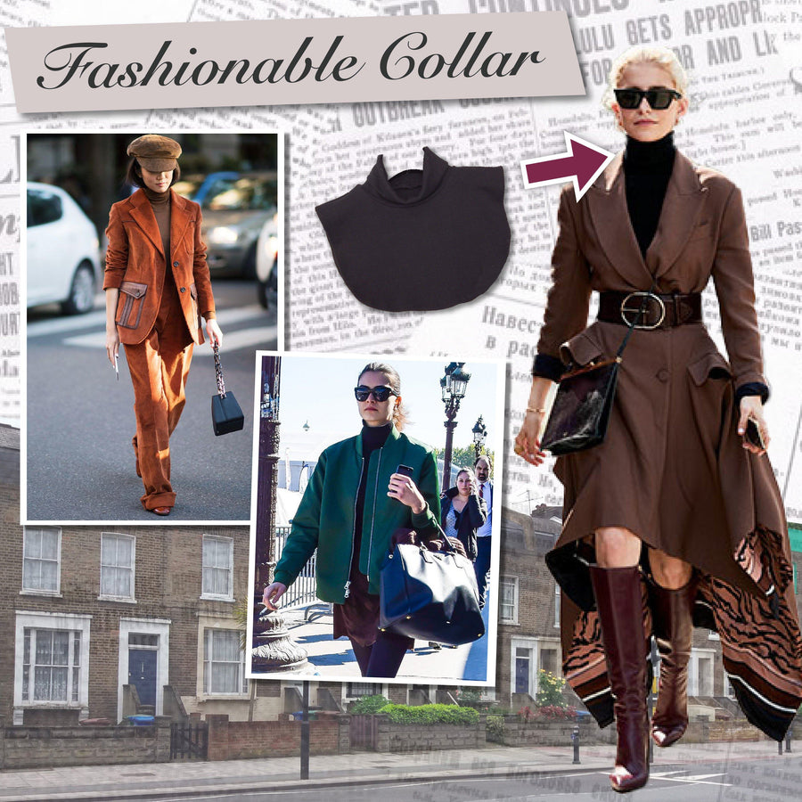Thermal Detachable Turtleneck Collar