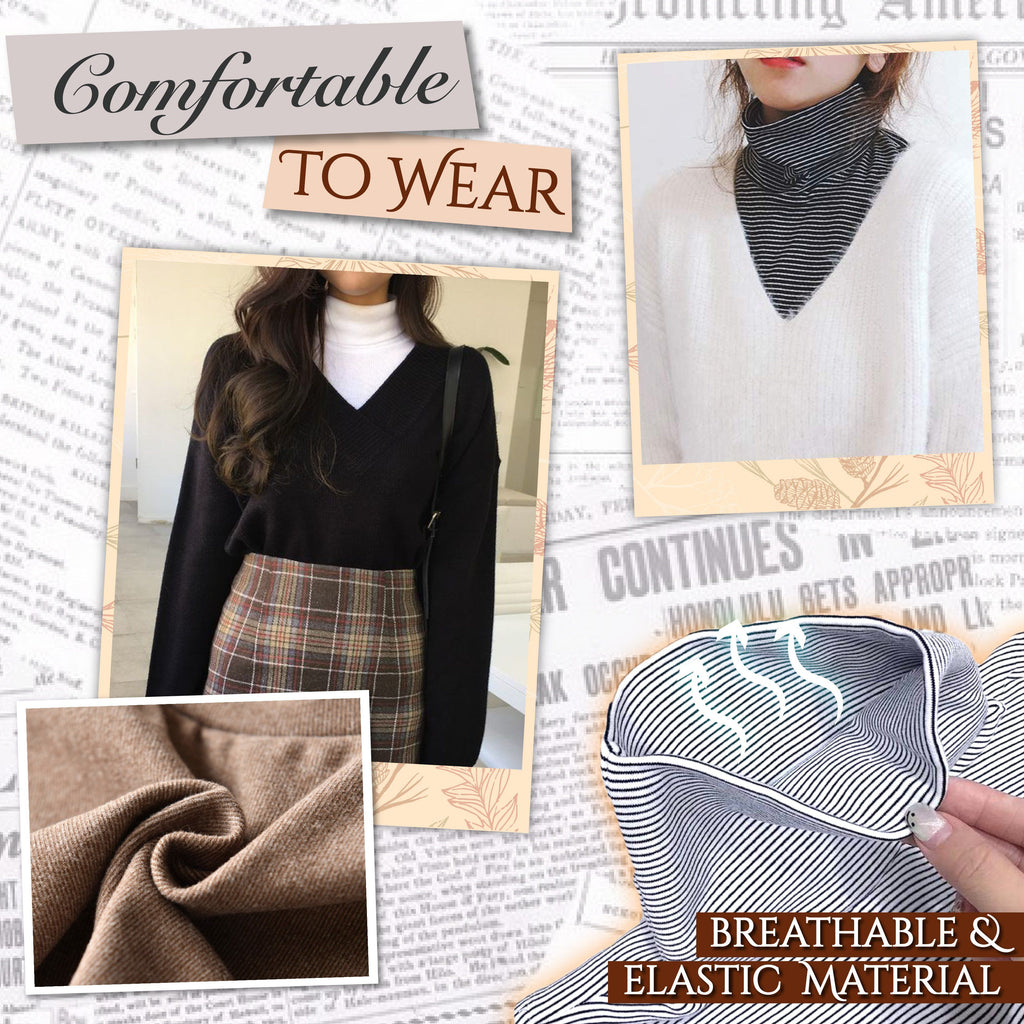 Thermal Detachable Turtleneck Collar