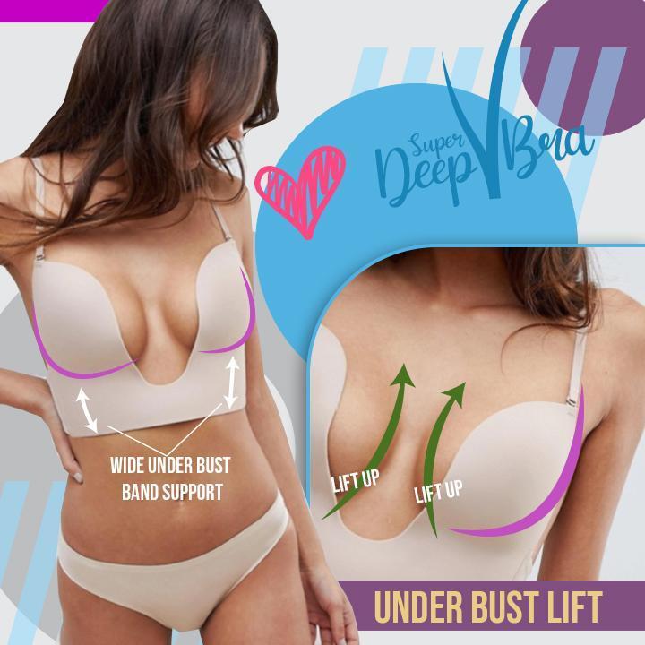 The Super Deep V Bra
