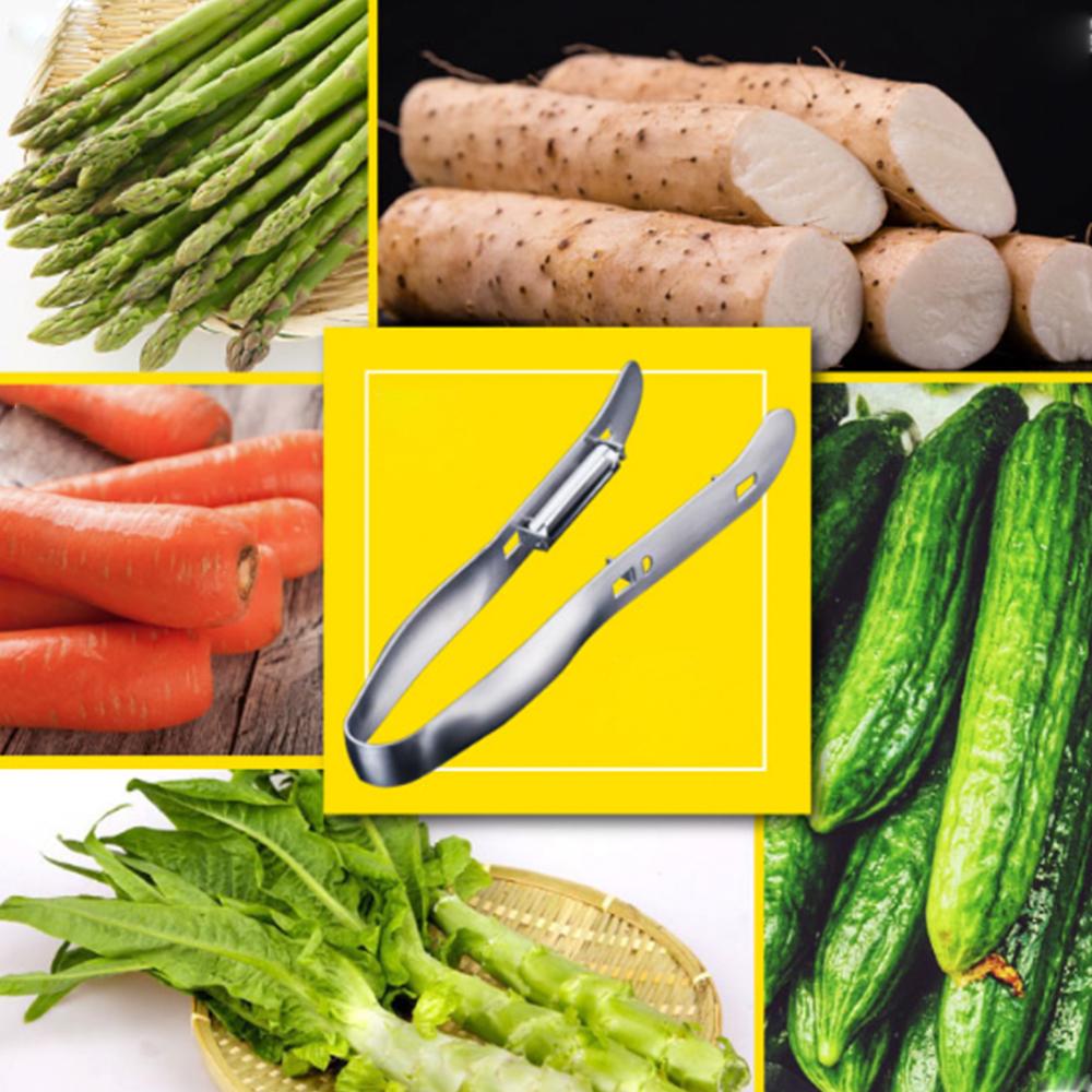 Double-Sided Stainless Steel Vegetable Peeler