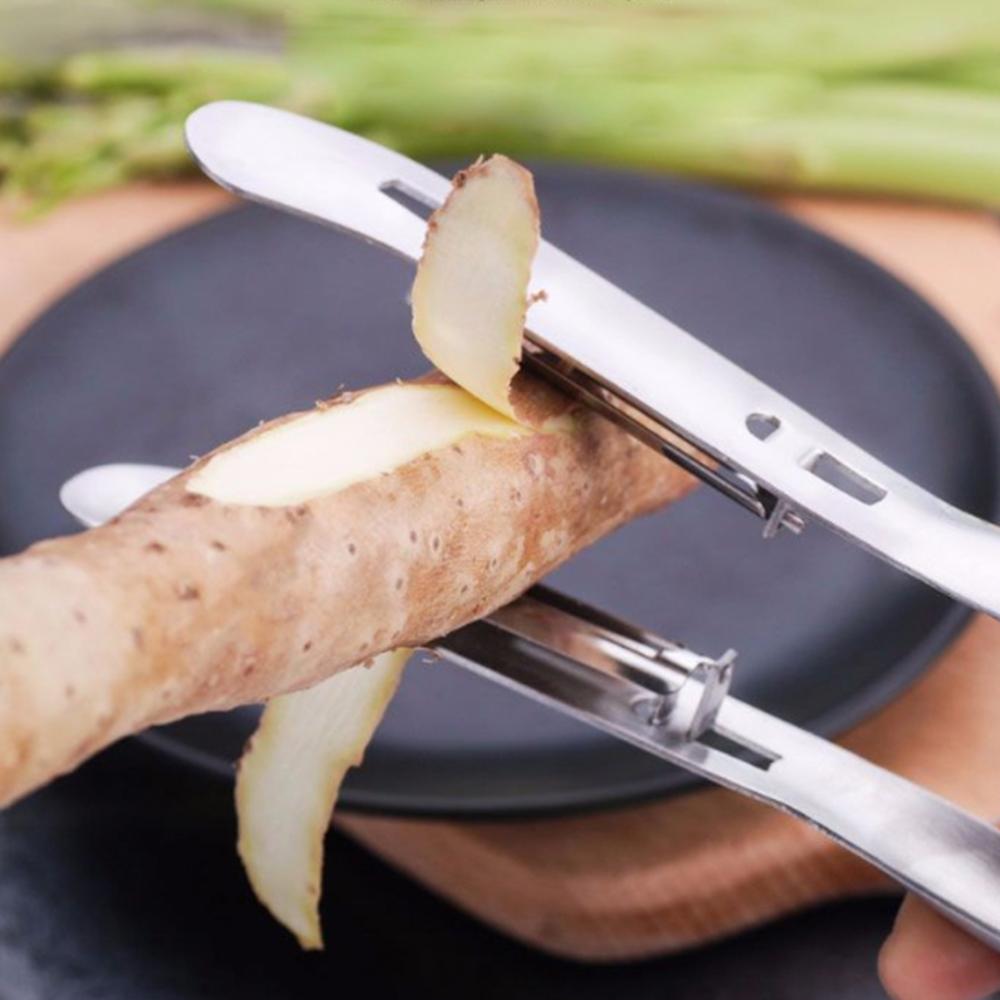 Double-Sided Stainless Steel Vegetable Peeler