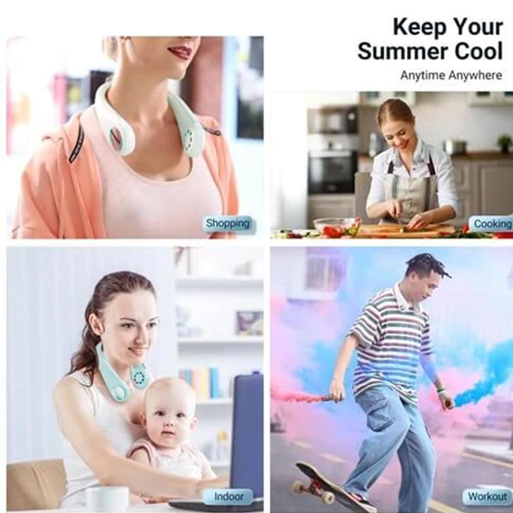 Bladeless Mute Neckband Fan
