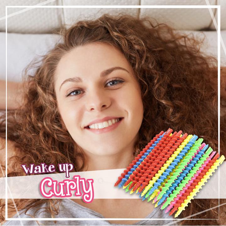 DIY Styling Spiral Hair Curlers