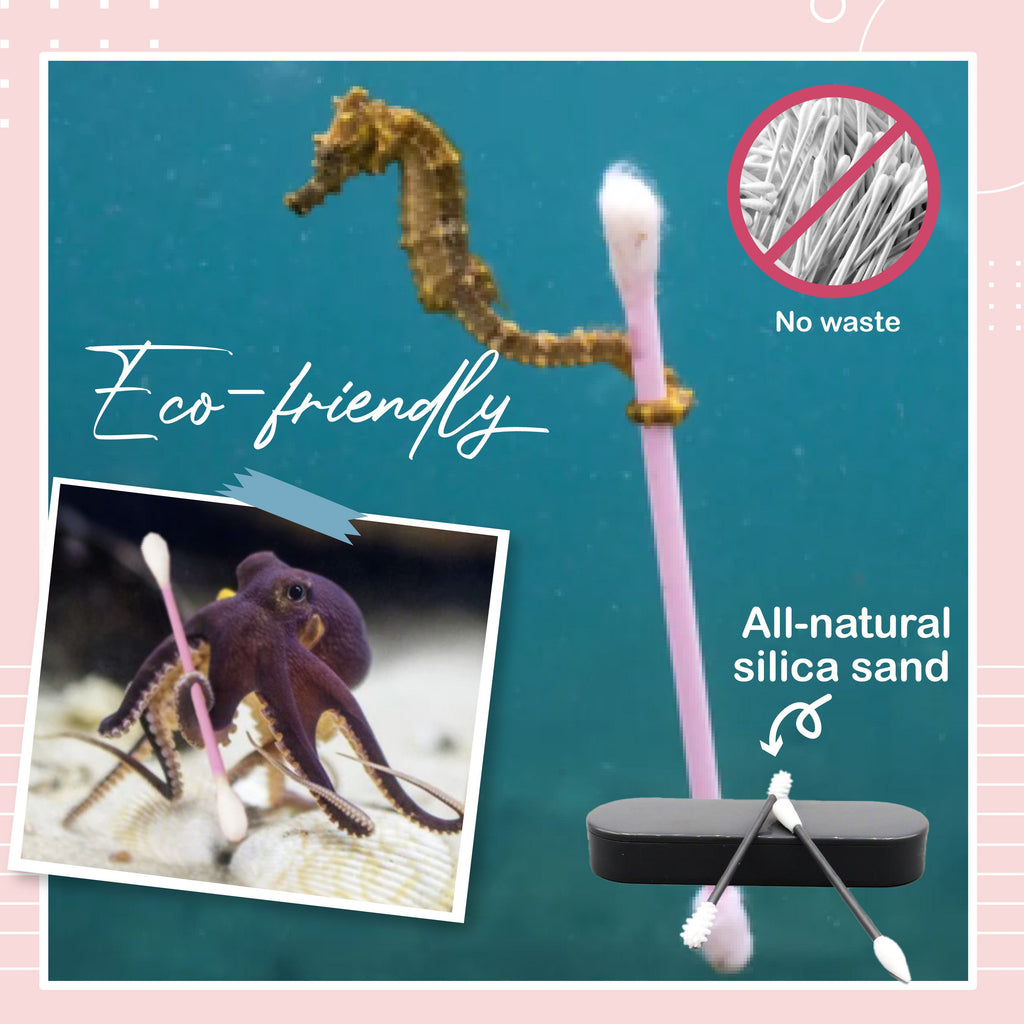 Zero-Waste Silicone Swab