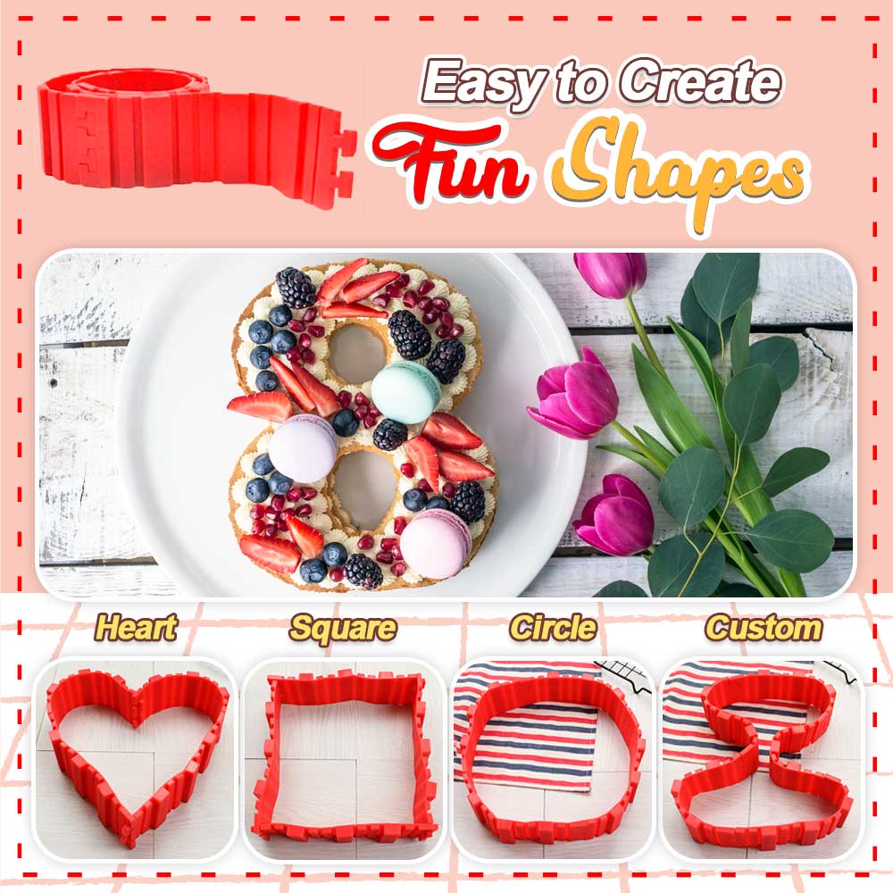 Free Shaping Silicone Cake Mould