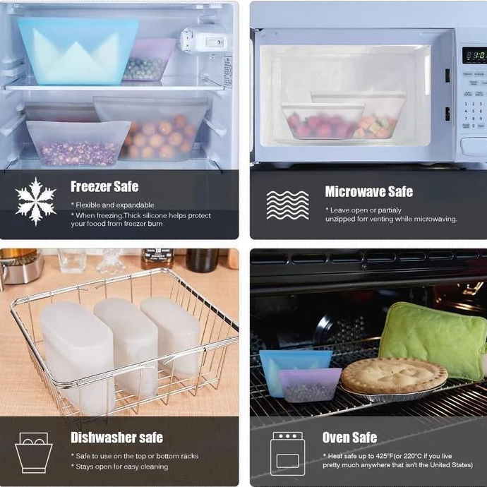 Leakproof Containers Stand Up - Completely Plastic-Free