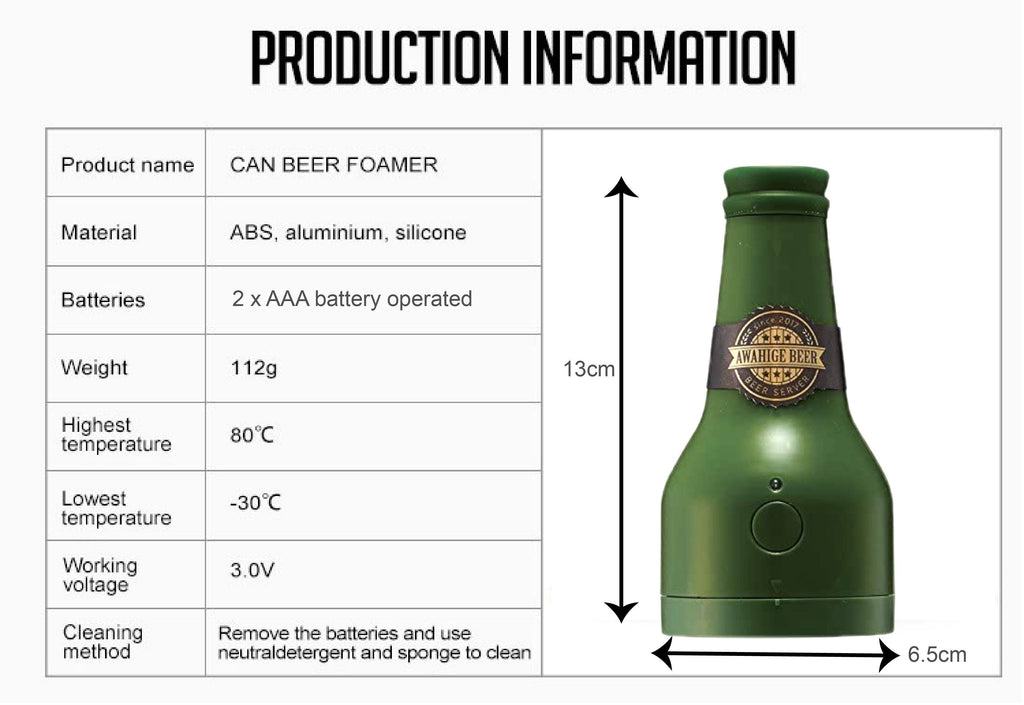 Beer Foam Maker