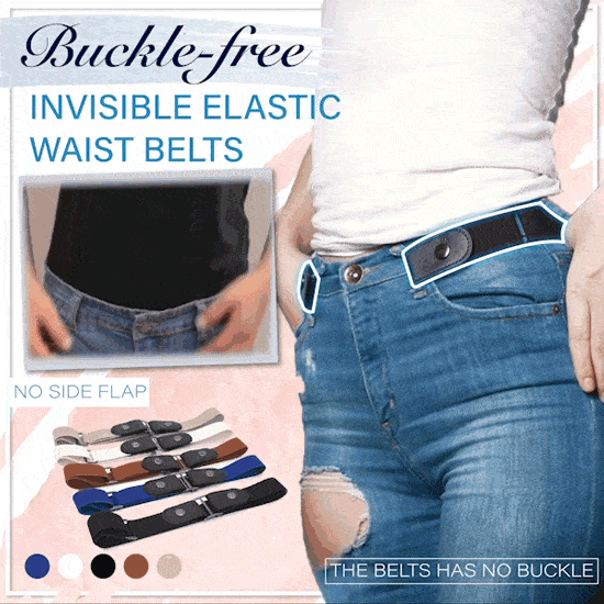 Buckle-Free Invisible Elastic Waist Belts