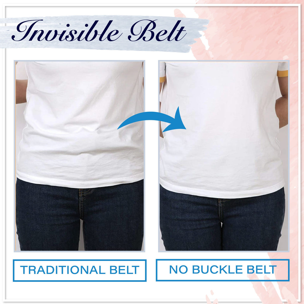 Buckle-Free Invisible Elastic Waist Belts