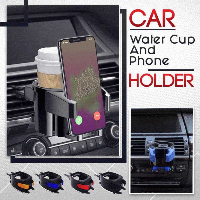 Car Water Cup And Phone Holder