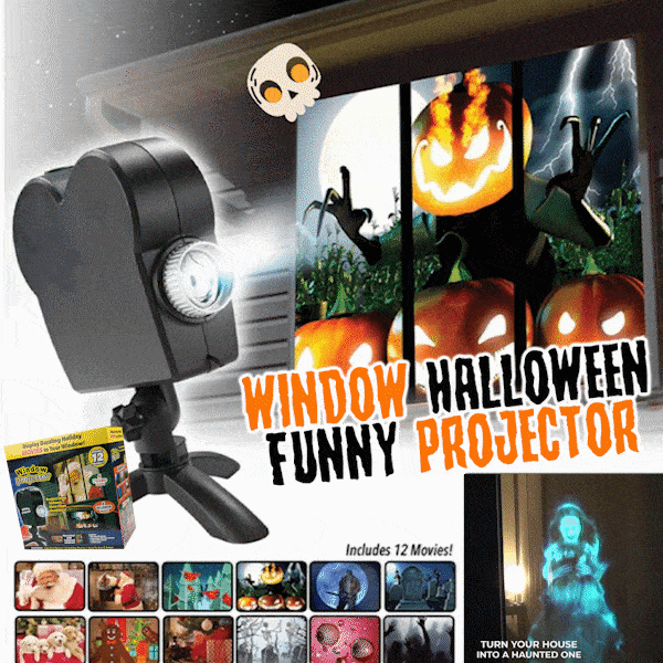 Window Halloween Funny Projector