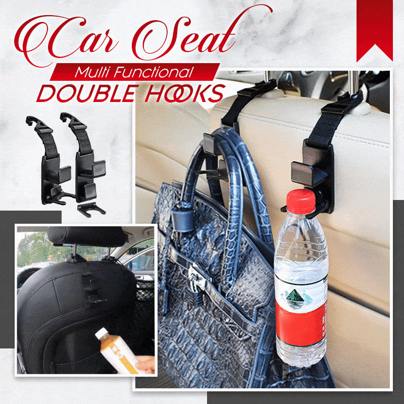 Car Seat Multi-Functional Double Hooks