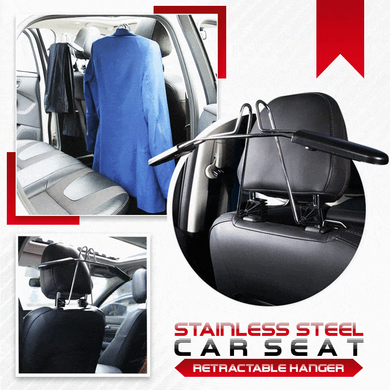 Stainless Steel Car Seat Retractable Hanger