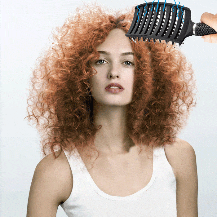 SilkyKiss Bristle Nylon Hairbrush