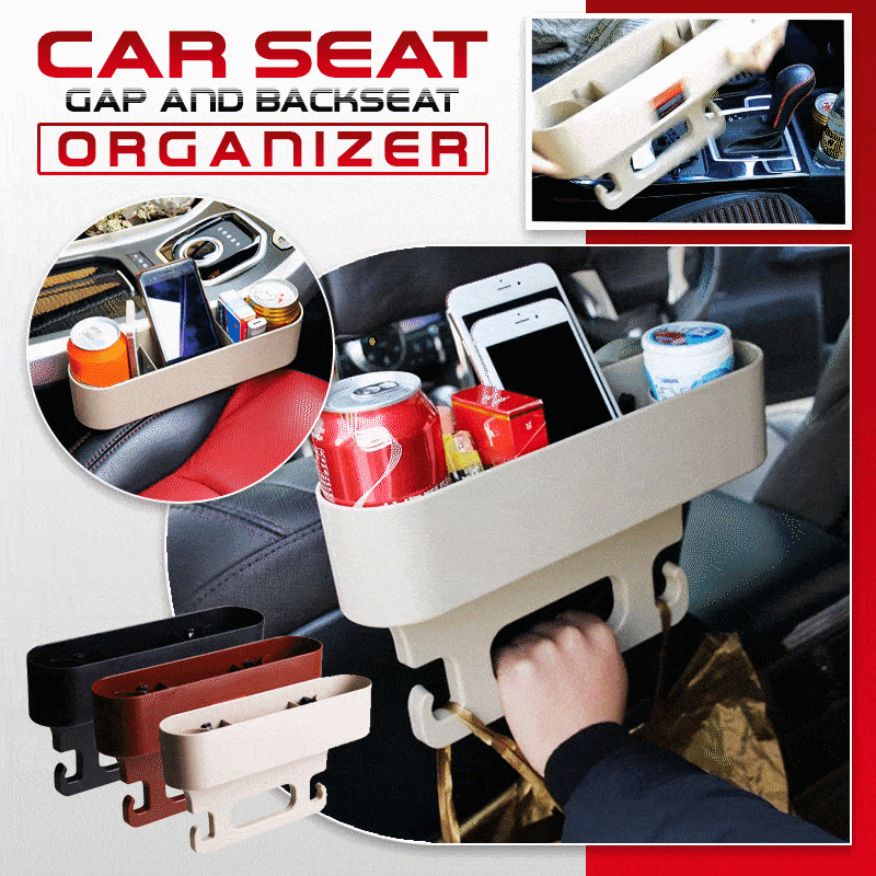 Car Seat Gap And Backseat Organizer