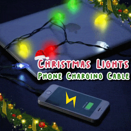 Christmas Lights Phone Charging Cable