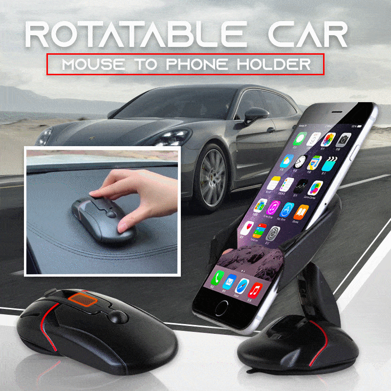 Rotatable Car Mouse-To-Phone-Holder