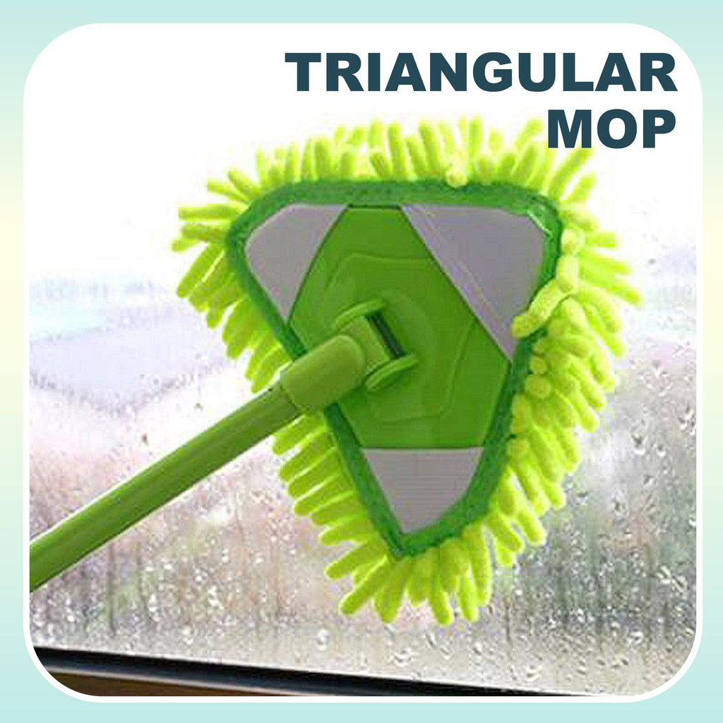Extendable Triangle Microfiber Mop