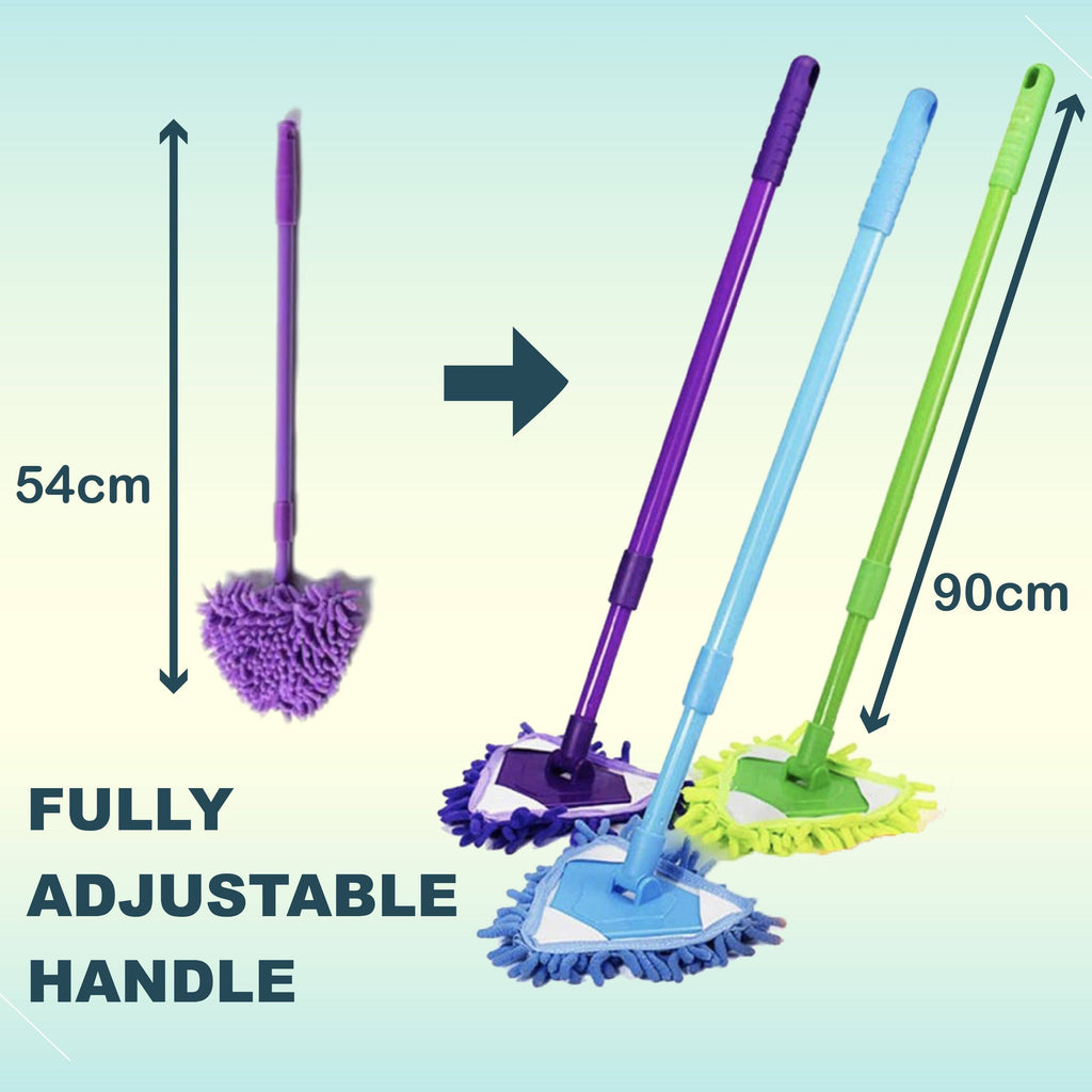 Extendable Triangle Microfiber Mop