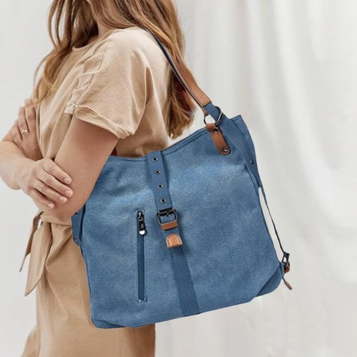 Aline™ Canvas Backpack-Shoulder Bag With Extra Large Capacity