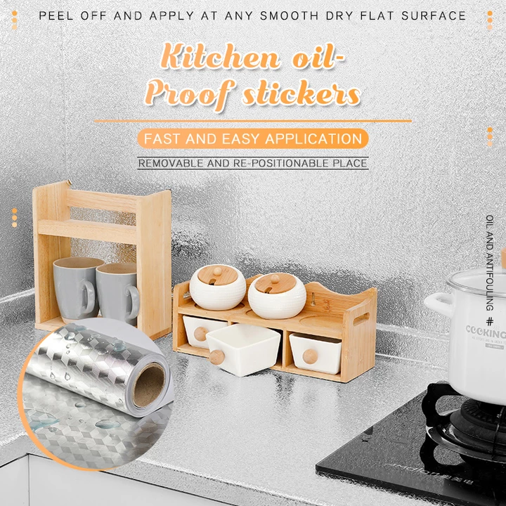 Homely™️ Kitchen Oil-Proof Stickers