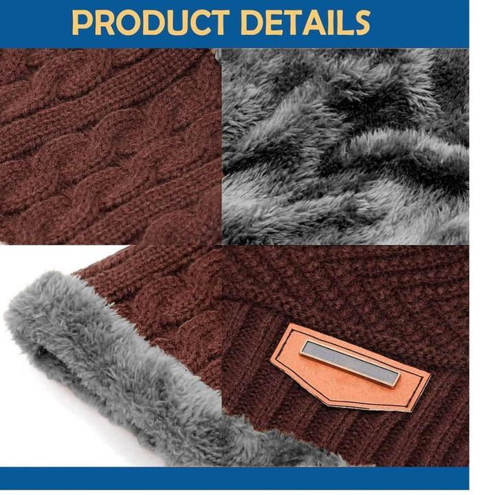 Men's Hat & Scarf Set